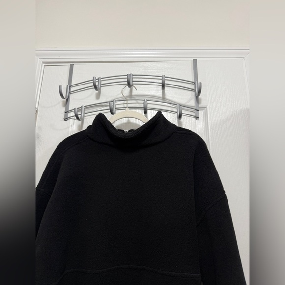 Vintage Mens XL Gander Mountain 1/4 Zip Black Fleece Pullover Sweatshirt Jacket - Picture 4 of 16